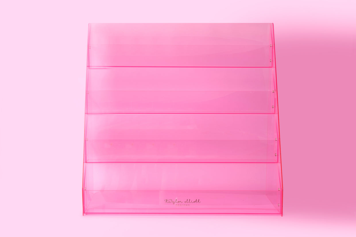 4-Shelf Display - Large - Pink (DISP-01)