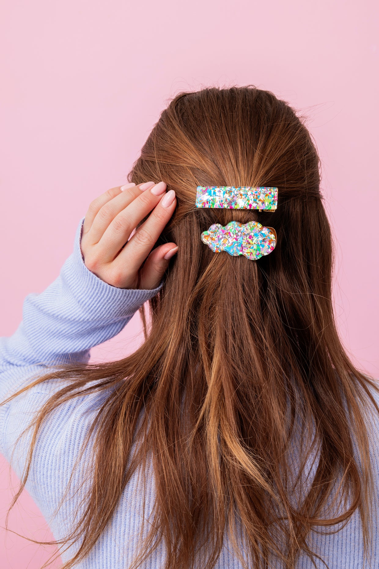 Hair Clip Set - Colorful Confetti (CC-22)