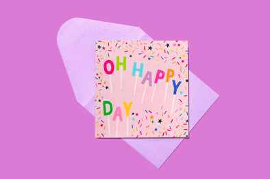 Gift Enclosure Card - "Oh Happy Day" (EC-01)