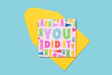 Gift Enclosure Card - "You Did It" (EC-07)