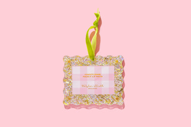 Confetti Frame Ornaments (3 Colors) - Min. 4