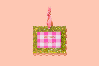 Confetti Frame Ornaments (3 Colors) - Min. 4