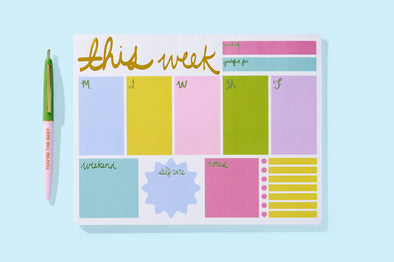 TED x Joy Creative Mallory Weekly Planner - Min. 4 (JCS-07)