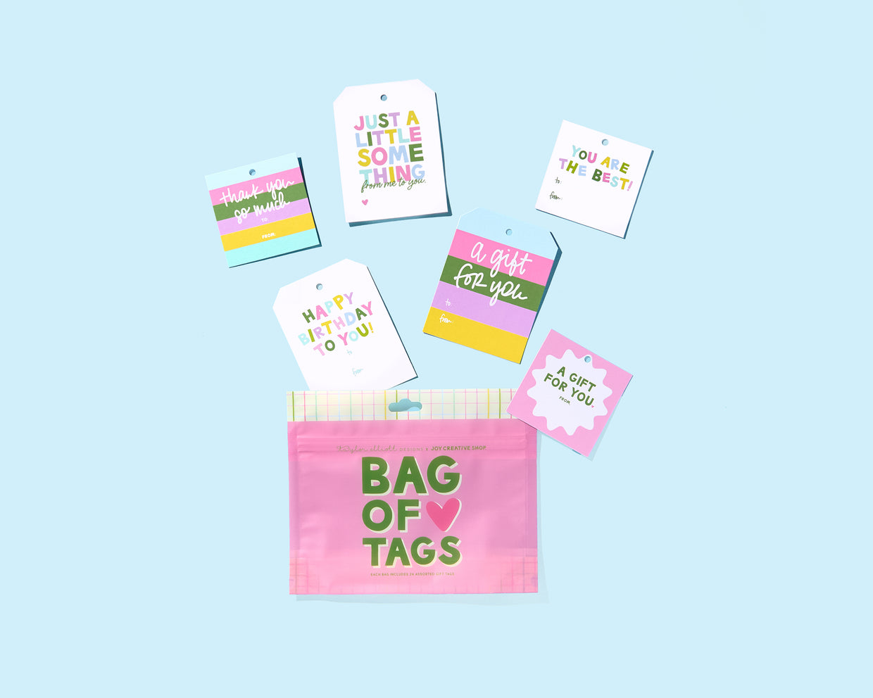 TED x Joy Creative Bag of Tags - Min. 4 (JCS-04)