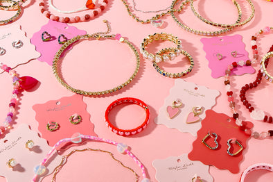 Amore Baguette Choker Necklace - Min. 2 (N-52)