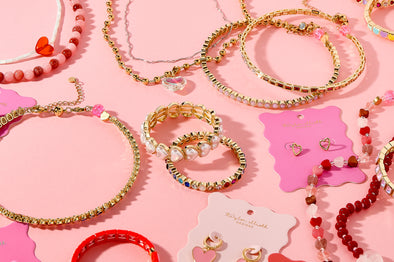 Amore Bezel Choker Necklace - Min. 2 (N-56)