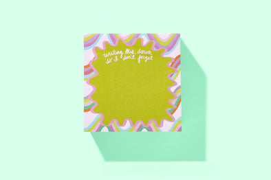 Wavy Sticky Reminder Pad - Min. 4 (SR-17)