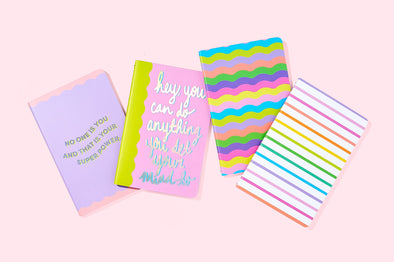 Neon Mini Notebook Set - Min. 4 (NBK-54)