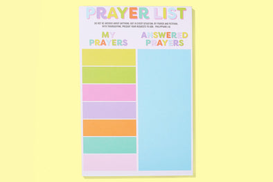 Colorful Prayer List Notepad - Min. 4 (NP-19)