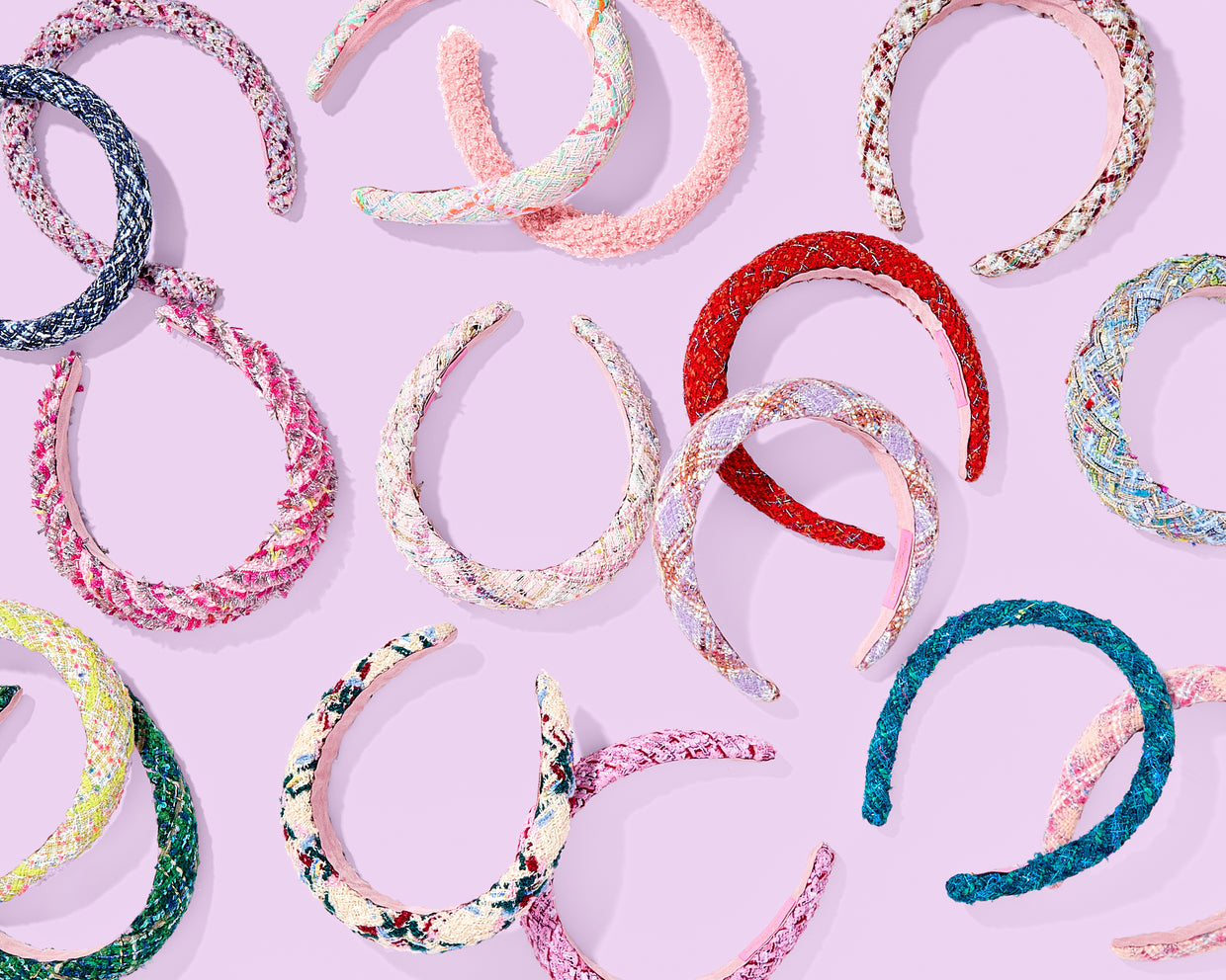 Tweed Headbands (12 Colors) - Min. 2