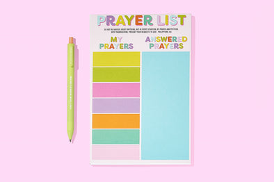 Colorful Prayer List Notepad - Min. 4 (NP-19)