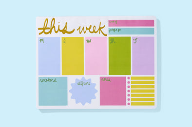 TED x Joy Creative Mallory Weekly Planner - Min. 4 (JCS-07)
