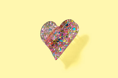 For Fun - Happy Heart Confetti Clip - Min. 4 (FF-CC14)
