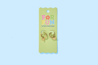 For Fun - Collins Huggie Earrings - Min. 2 (FF-E25)