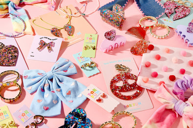 For Fun - Bow Confetti Pin Card - Min. 4 (TC-13)