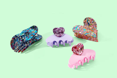 For Fun - Happy Heart Confetti Clip - Min. 4 (FF-CC14)