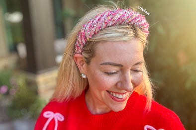 Tweed Headbands (12 Colors) - Min. 2