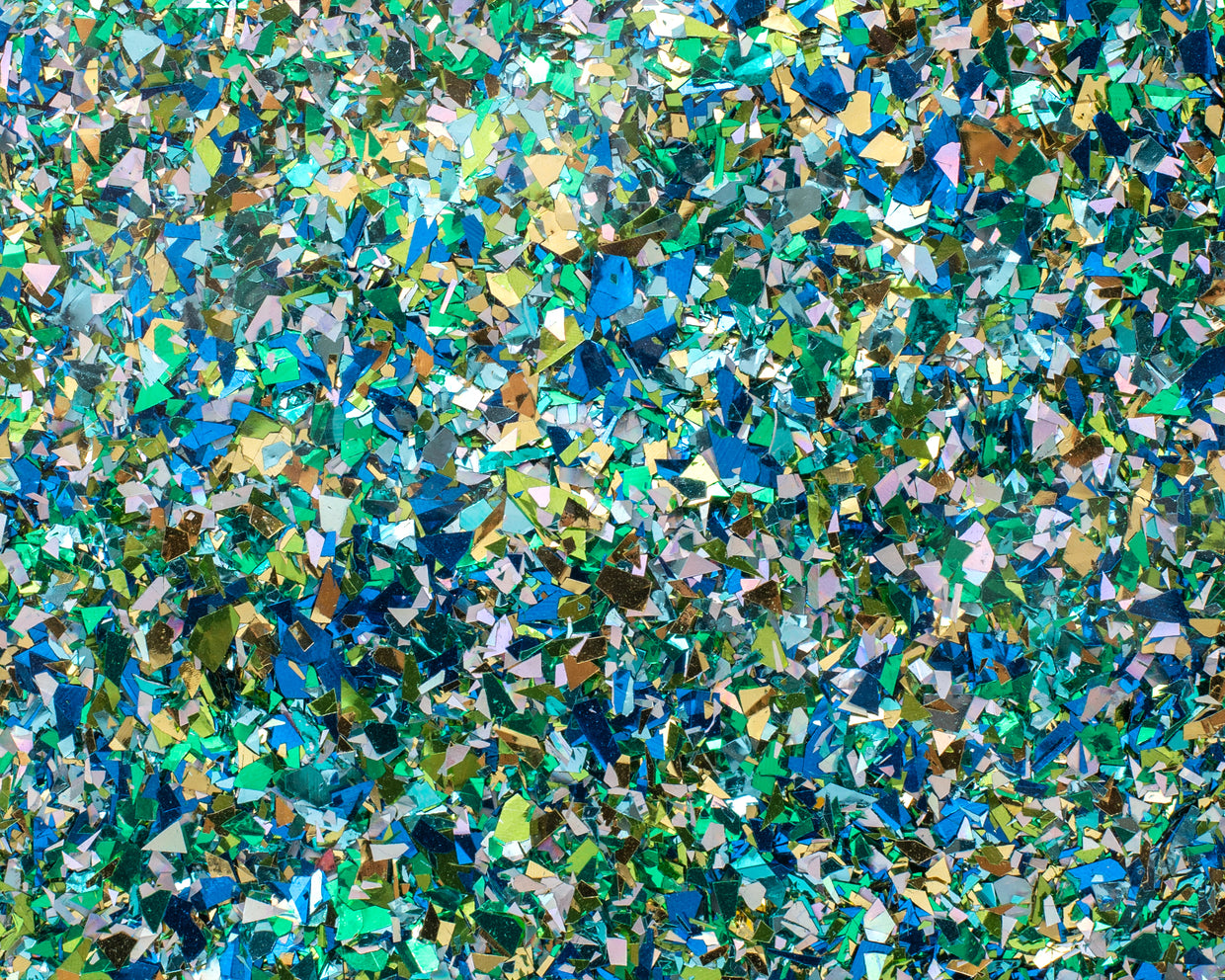 Blue + Green Confetti Placemat (CT-10)