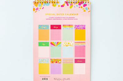 Special Dates Calendar (C-01)