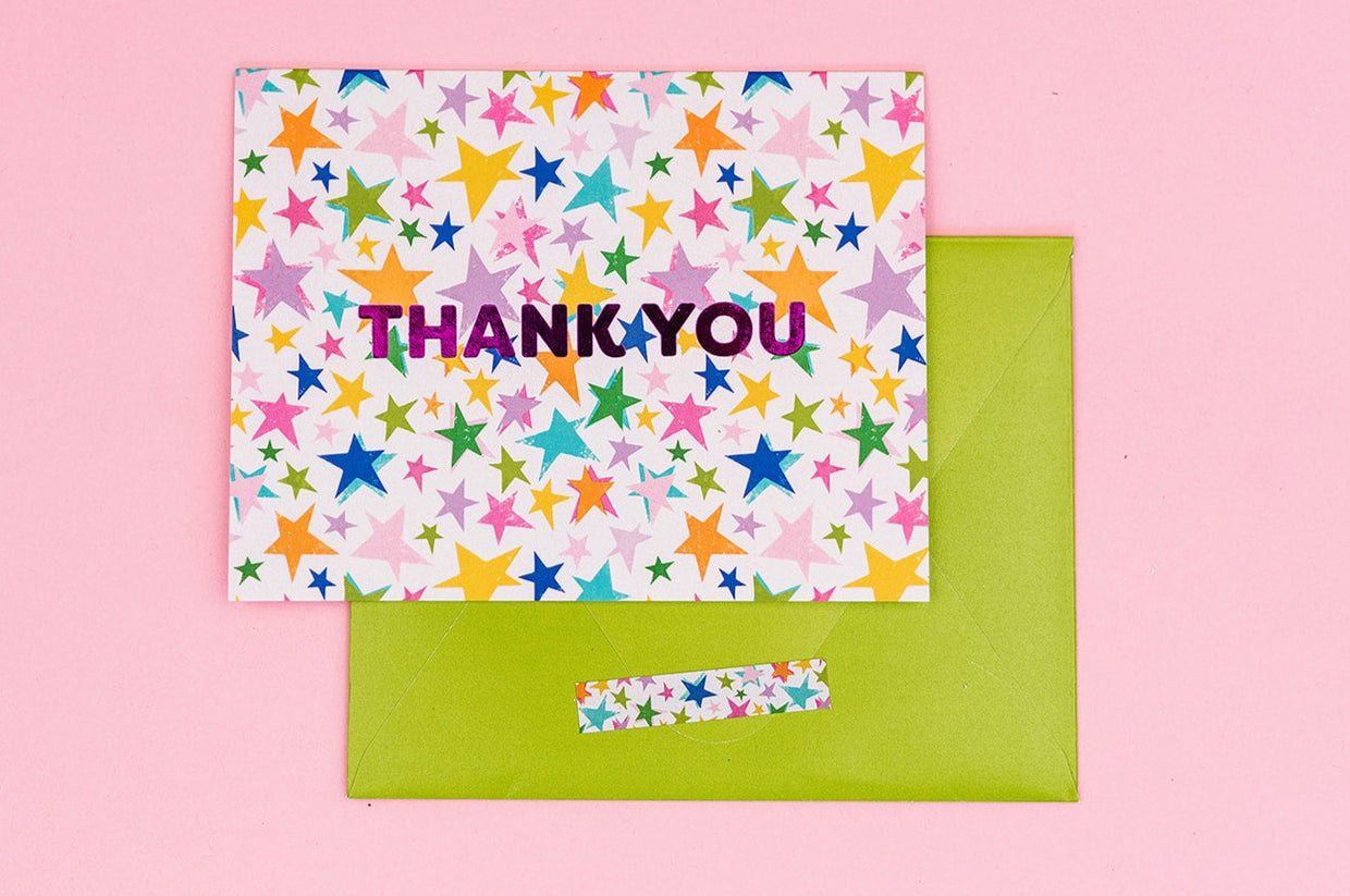 Stars Thank You Boxed Note Cards (NC-16)