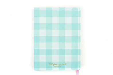Notebook - Spiritual - Sky Blue Gingham (NBK-10)
